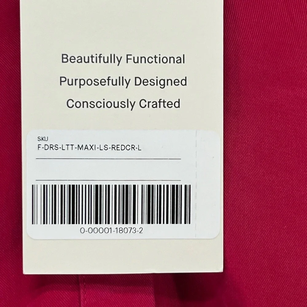 Everlane Tencel Gathered Maxi Dress L Pink Button Modest Oversized Quiet Luxury‎
